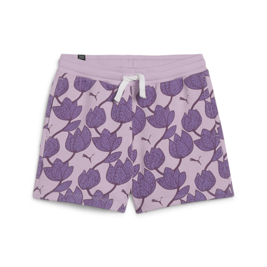 Shorts pour fille Puma Blossom Violet