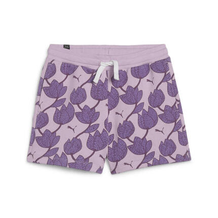 ESS+ BLOSSOM short voor meisjes PUMA Turquoise Surf Blue