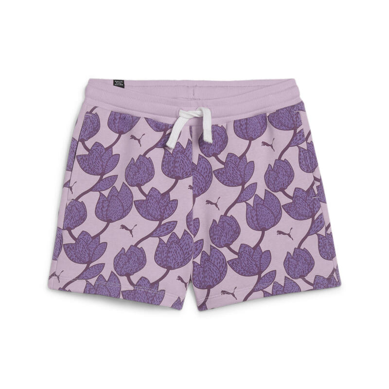 Shorts ESS+ BLOSSOM da bambina PUMA Grape Mist Purple