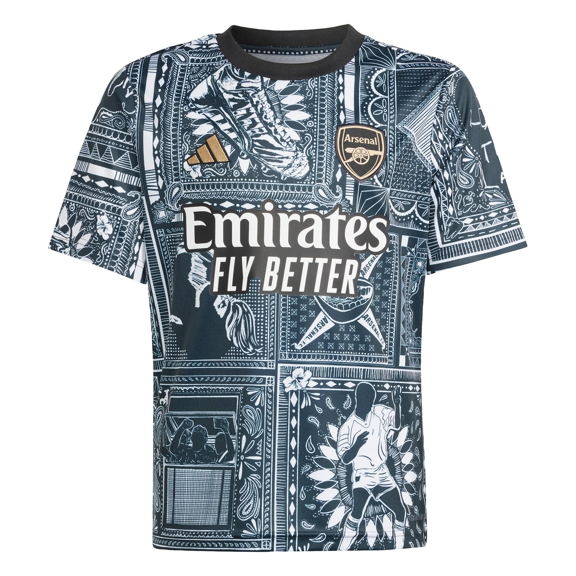 ADIDAS Arsenal Ian Wright Pre-Match Jersey Kids