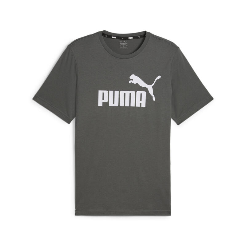 Essentials Logo T-Shirt Erwachsene PUMA Mineral Gray