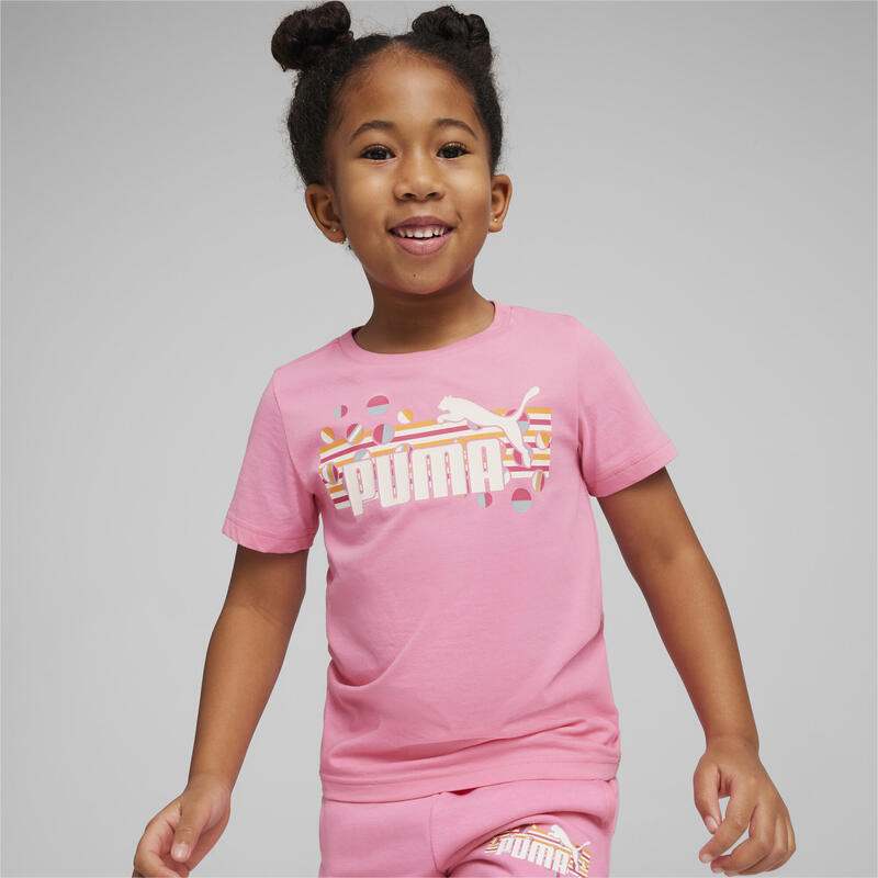Camiseta ESS+ SUMMER CAMP Niño PUMA Fast Pink