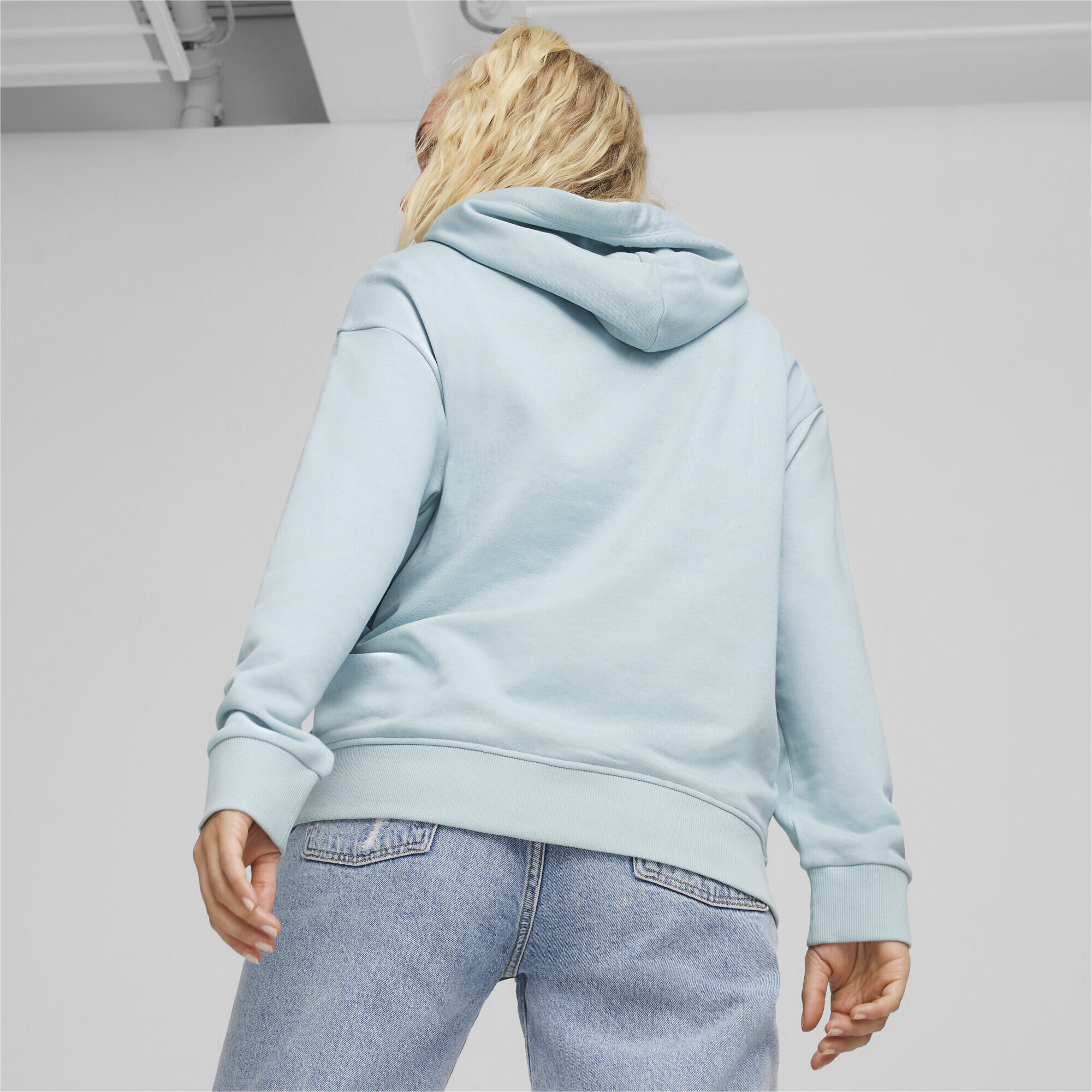 Sudadera con capucha PUMA POWER Mujer PUMA Turquoise Surf Blue 4/7
