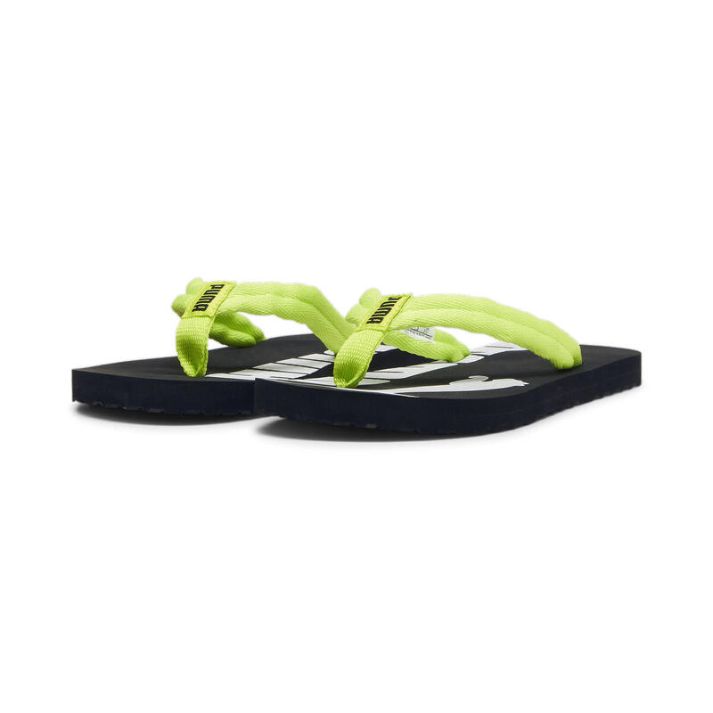 Sandali Epic Flip v2 per bambini PUMA Lime Pow Black White Green