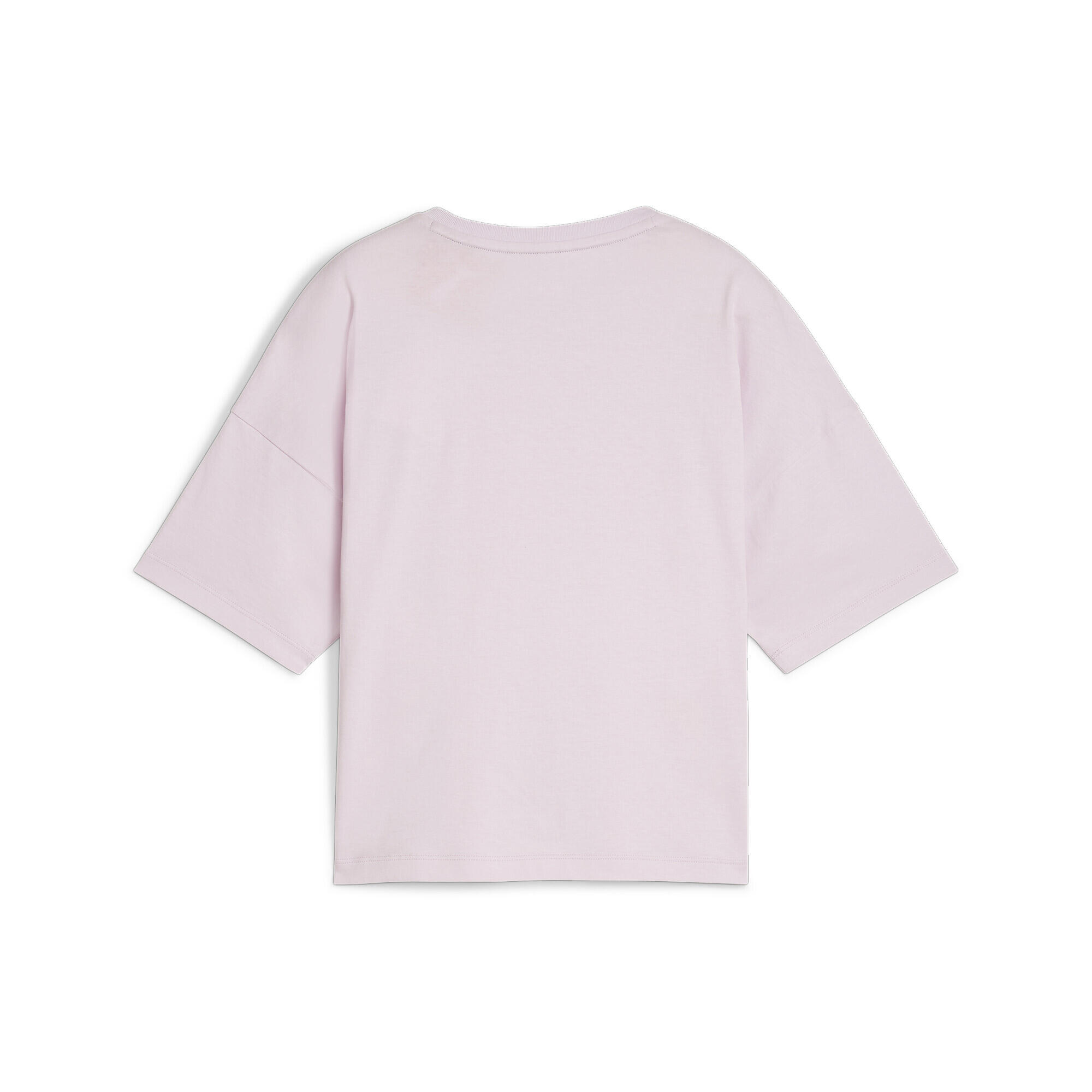 T-shirt corta con logo Essentials donna PUMA Grape Mist Purple 6/6