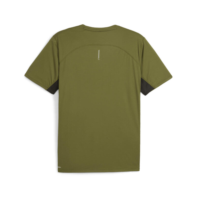 T-SHIRT VELOCITY RUN FAVORITE DA UOMO PUMA Olive Green