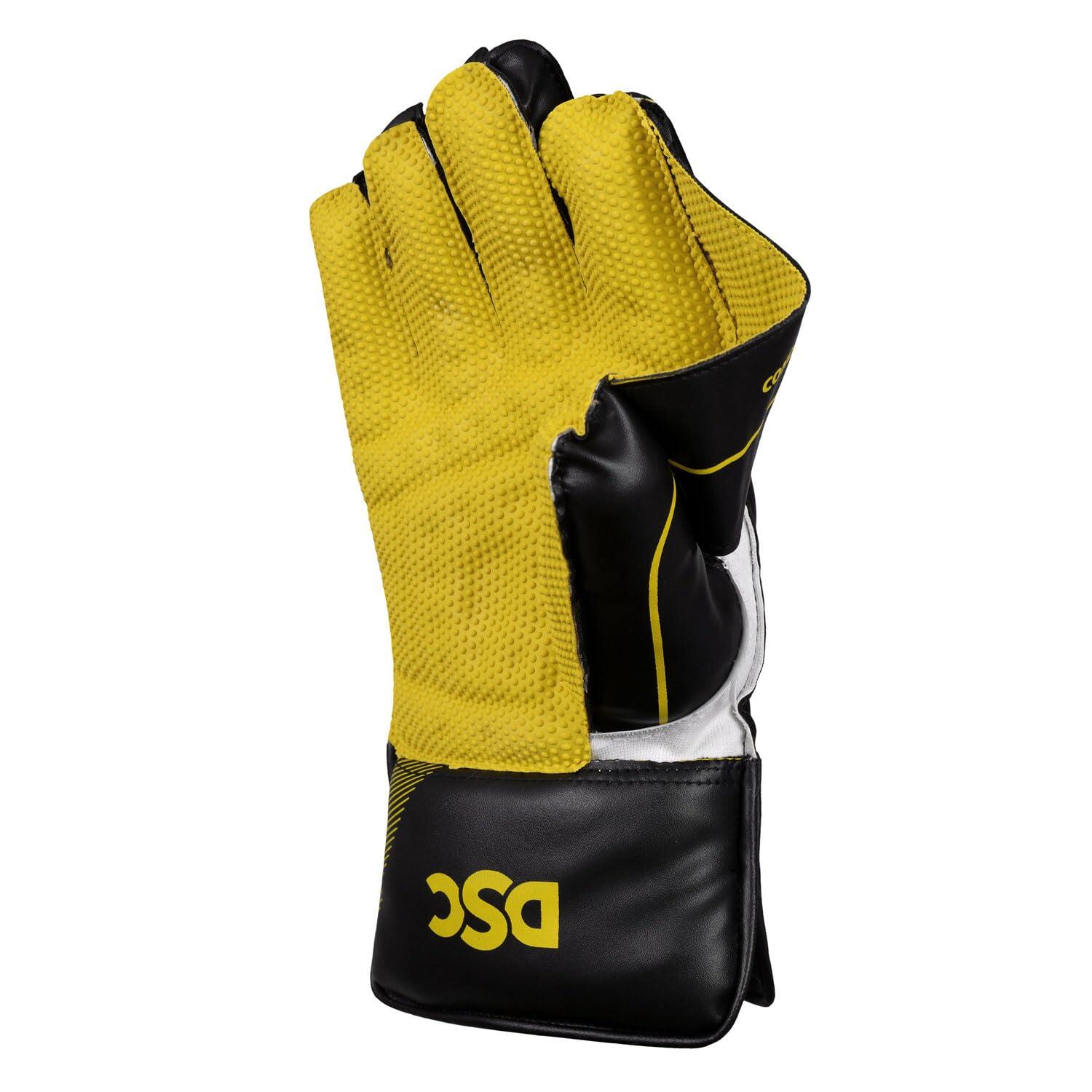 DSC Condor Ruffle Cricket Wicket Keeping Gloves | Material- Leather Ruffle 2/5