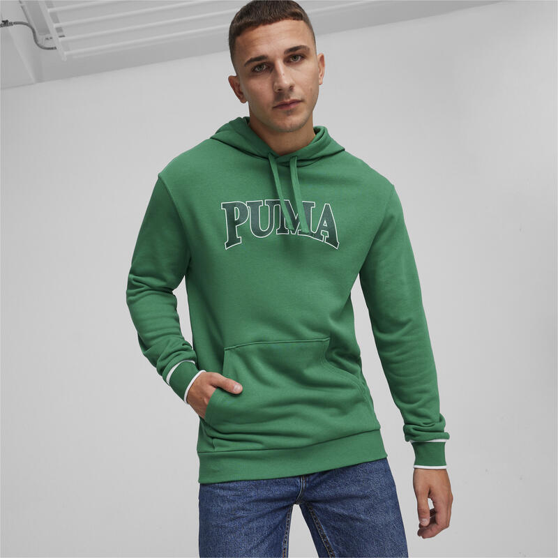 Felpa con cappuccio PUMA SQUAD da uomo PUMA Archive Green