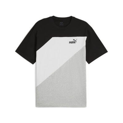 Puma power colorblock t-shirt voor heren puma