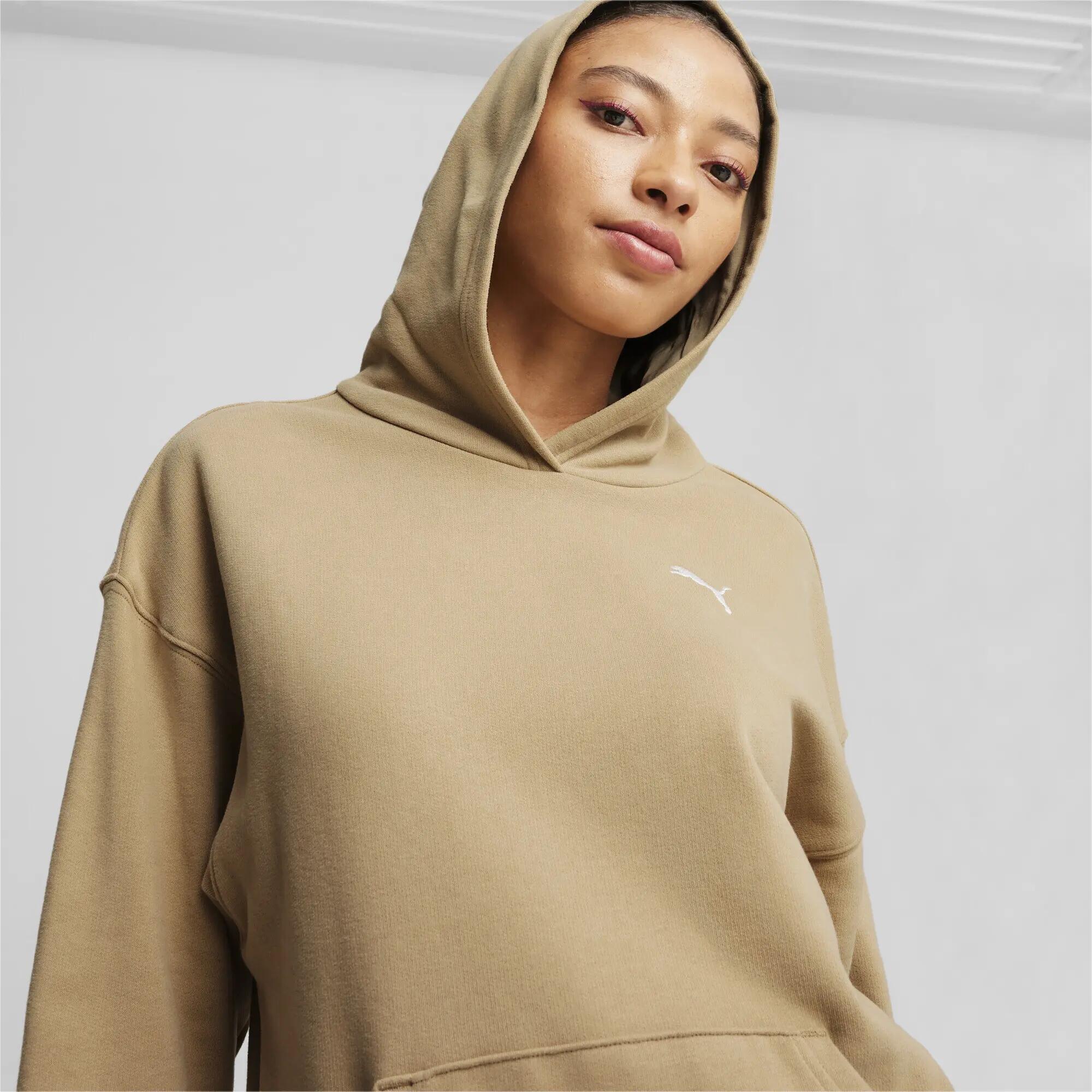Trainingsanzug Puma Loungewear Suit Tr, Beige, Damen 5/6