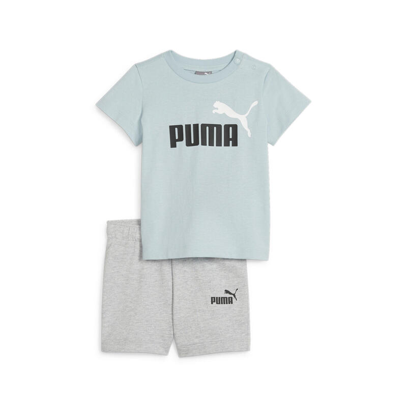 Ensemble t-shirt et short Minicats bébé PUMA Turquoise Surf Blue