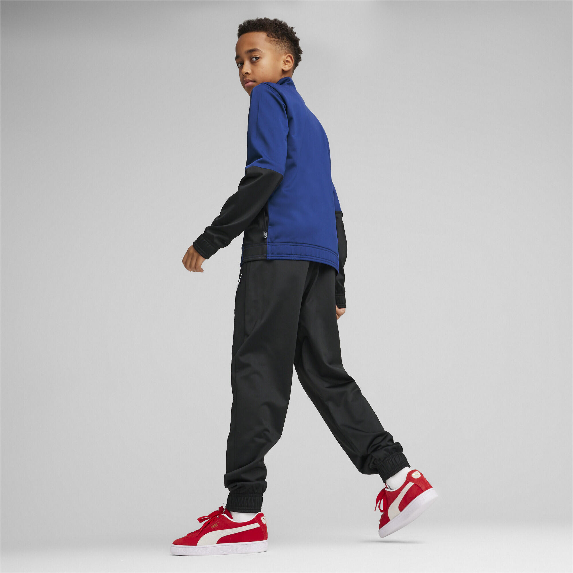 Puma Jungen Trainingsanzug Colorblock Poly Suit cl B 676373 4/5