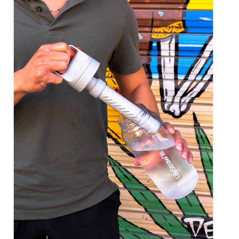 Wasserfilterflasche Go 2.0 Clear 1 Liter - Transparent