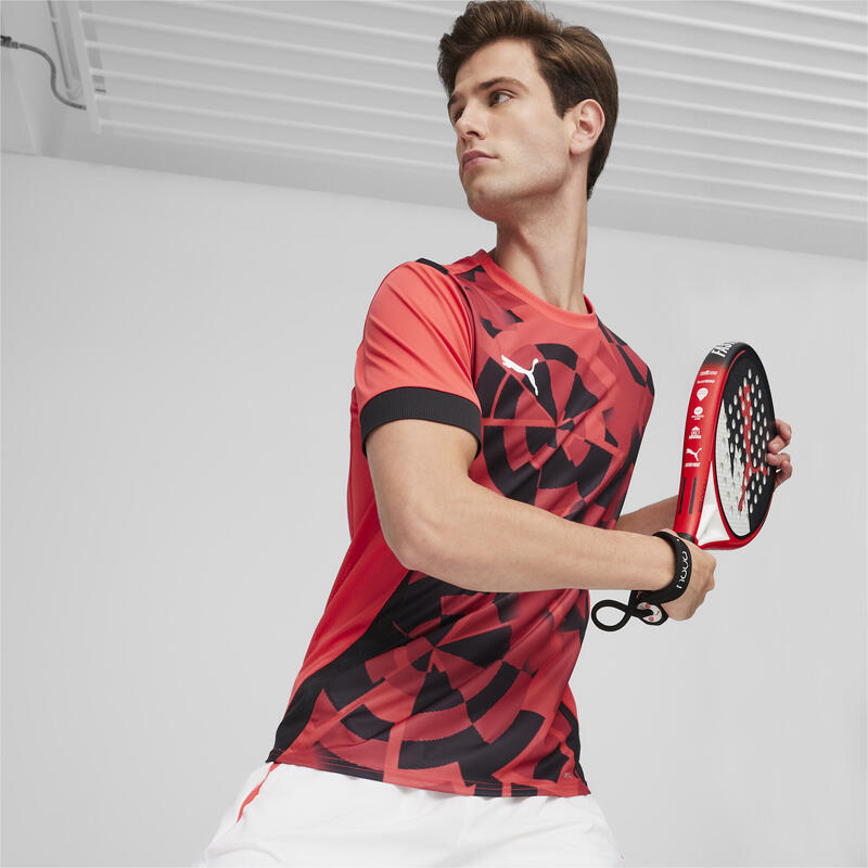 Maglia IndividualGOAL Graphic da uomo PUMA Active Red Club