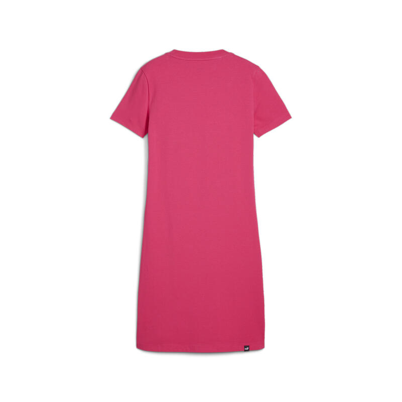 Vestido estilo camiseta ajustado Mujer Essentials PUMA Garnet Rose Pink