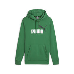 Sweat à capuche Essentials+ Two-Tone Big Logo Homme PUMA Archive Green