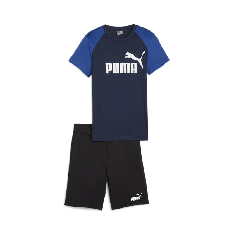 Polyester Shorts-Set Jungen PUMA Club Navy Blue