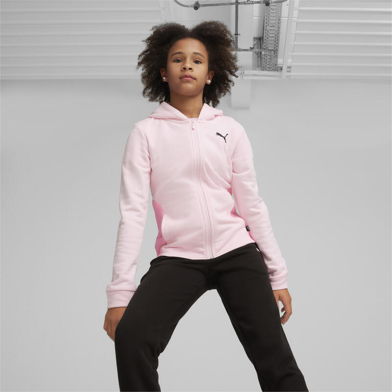 Sweatpak met capuchon voor kinderen PUMA Whisp Of Pink