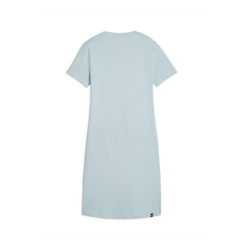 Essentials T-Shirt-Kleid mit schmaler Passform Damen PUMA Turquoise Surf Blue