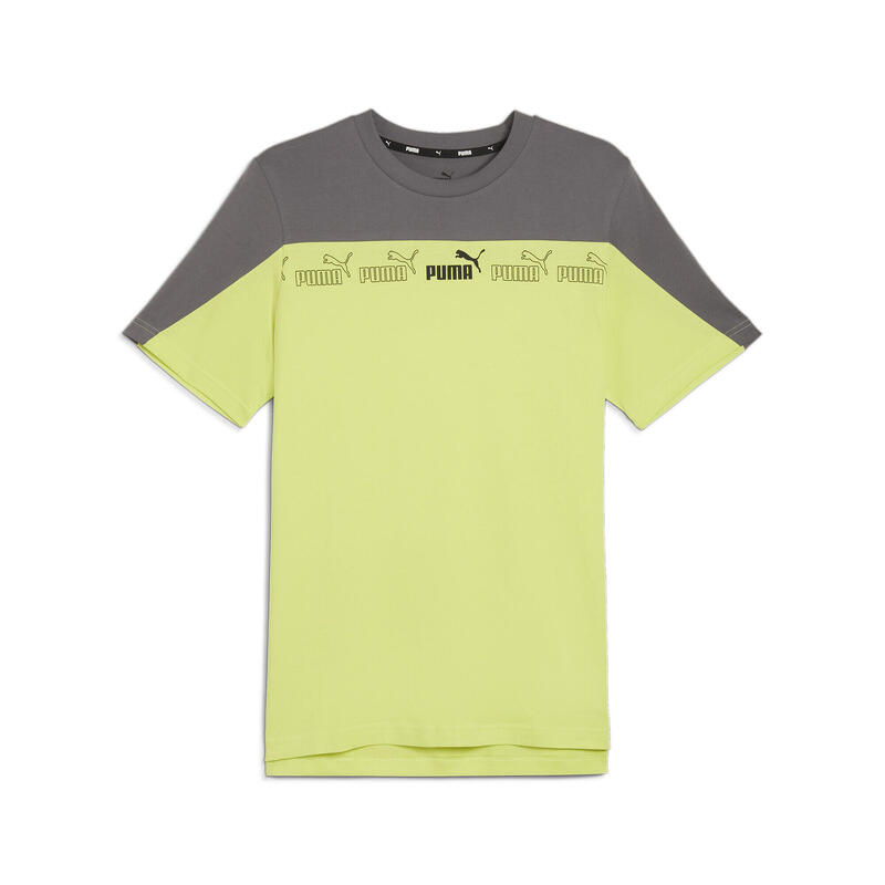 Around the Block T-shirt voor heren PUMA Lime Sheen Green