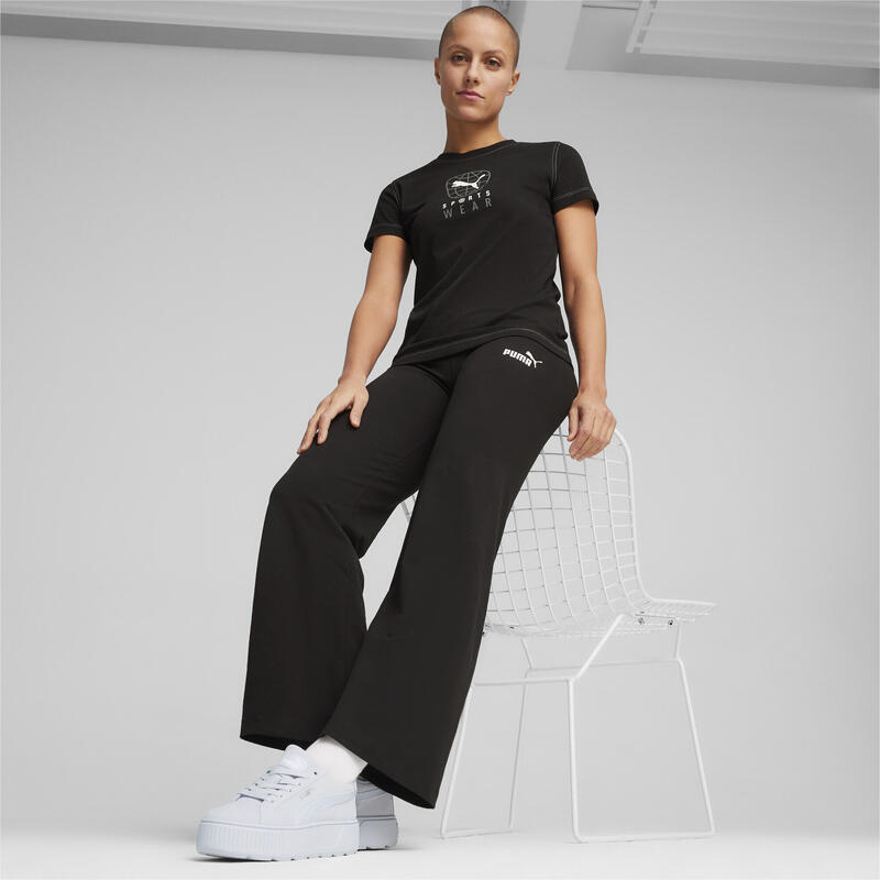 Leggings dritti ESS+ da donna PUMA Black