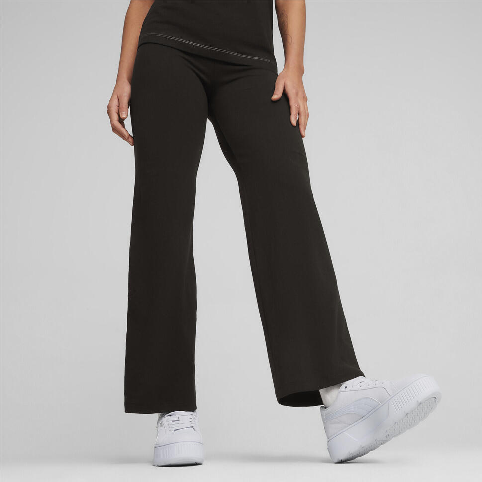 Damskie legginsy ESS+ z prostymi nogawkami PUMA Black