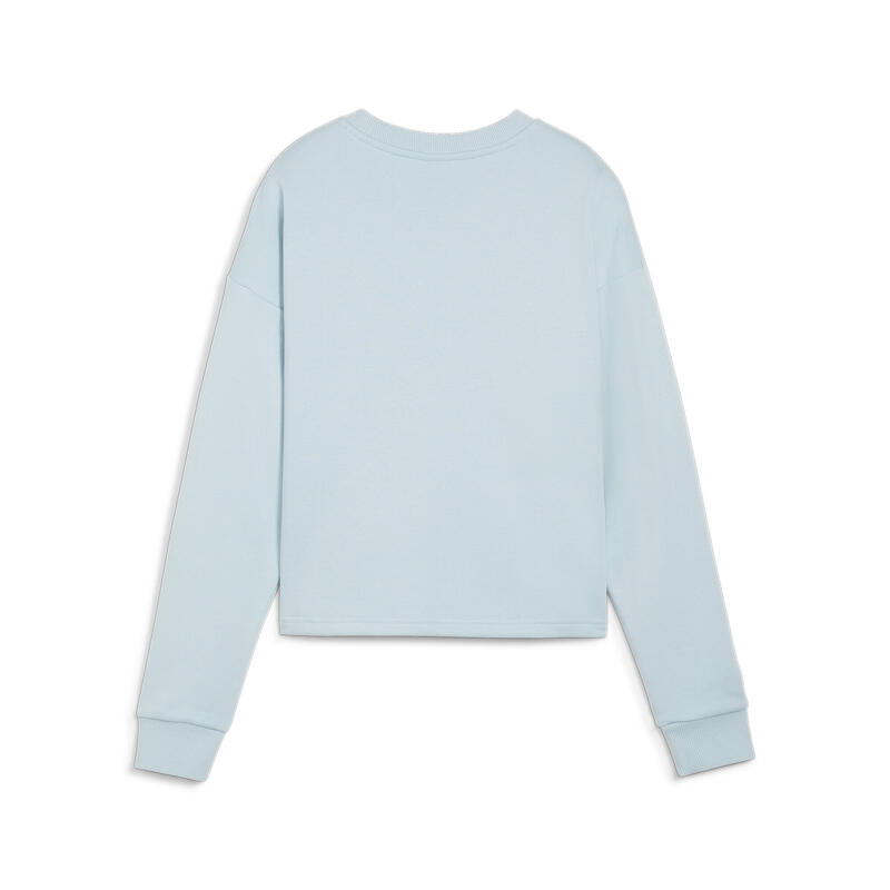 PUMA POWER sweatshirt voor dames PUMA Turquoise Surf Blue