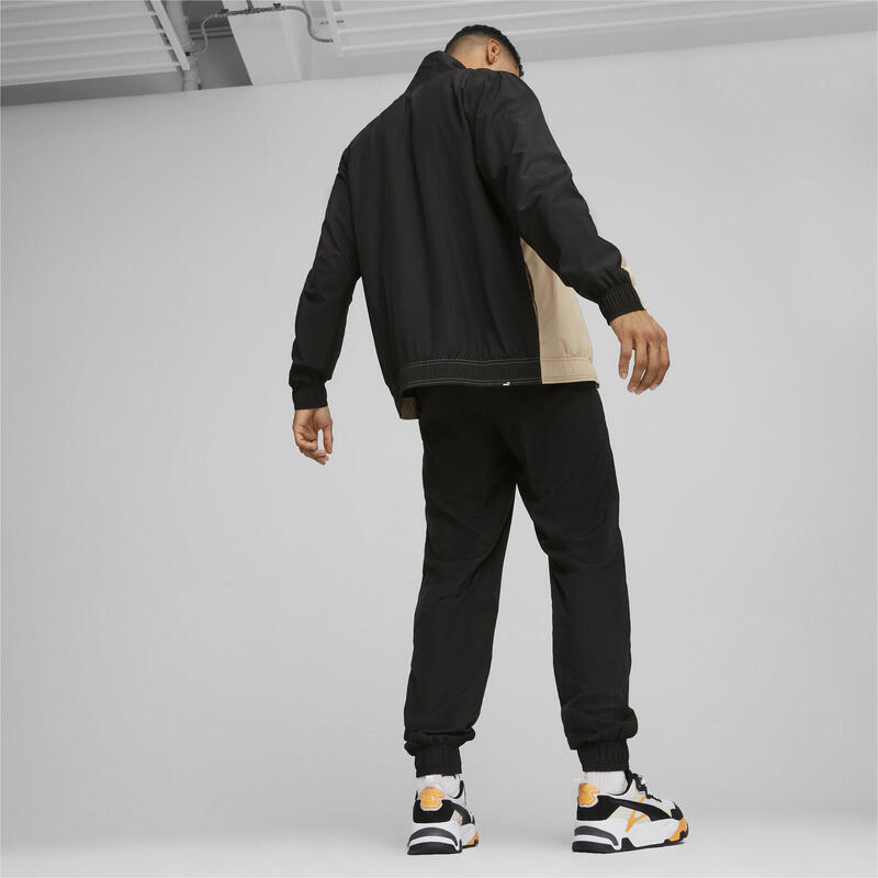 Melegítő Puma Woven Tracksuit, Fekete, Férfiak