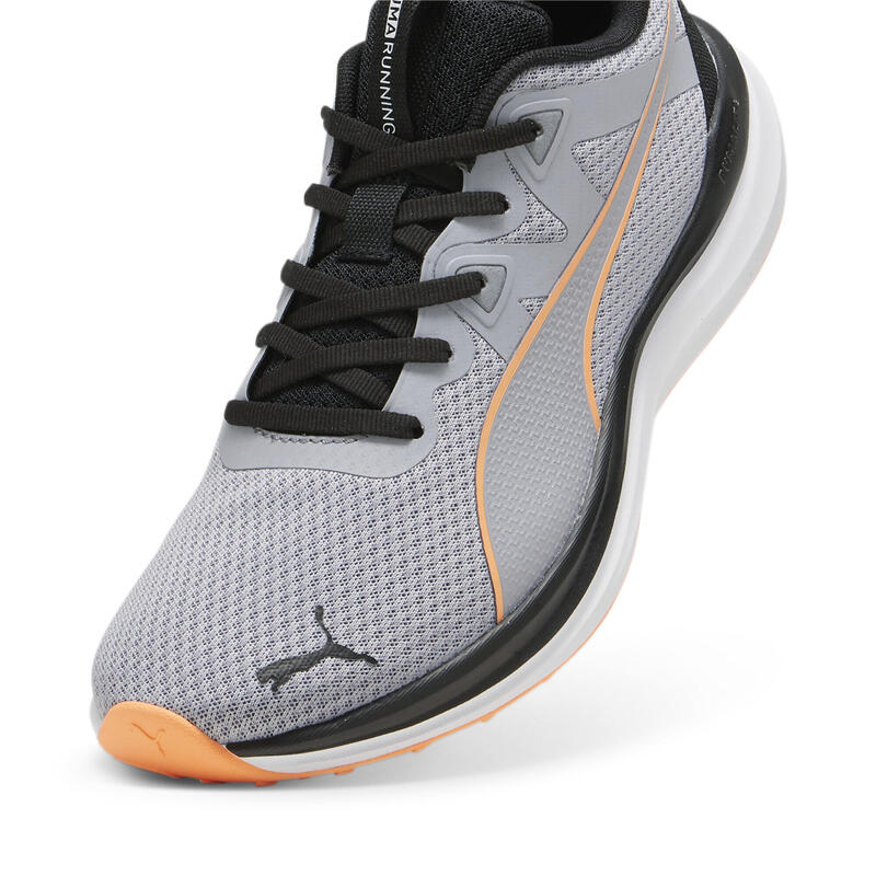 Reflect Lite Laufschuhe Erwachsene PUMA Gray Fog Black Neon Citrus Orange