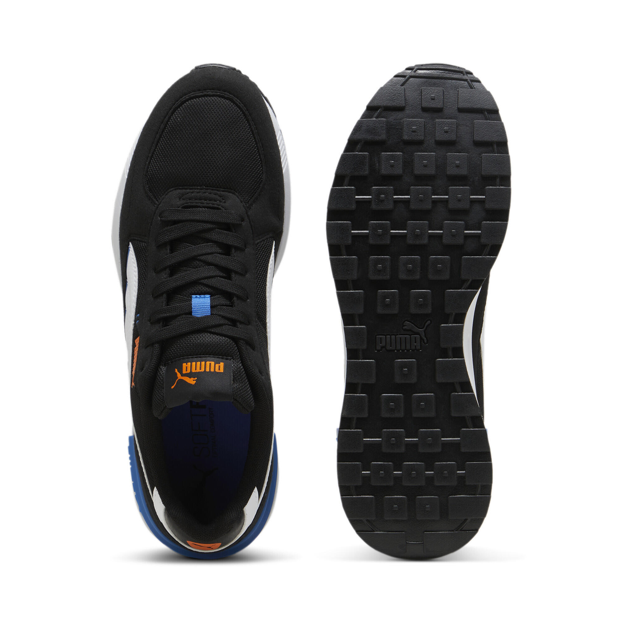 Graviton Sneaker Erwachsene PUMA Black White Team Royal Rickie Orange Blue 4/15