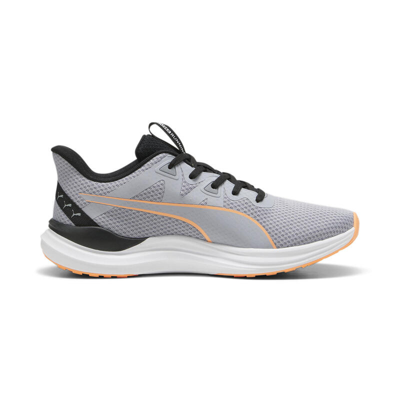 Reflect Lite Laufschuhe Erwachsene PUMA Gray Fog Black Neon Citrus Orange