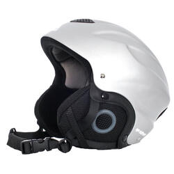 Kinder Unisex Burlin Sneeuwsport Helm (Zilver)