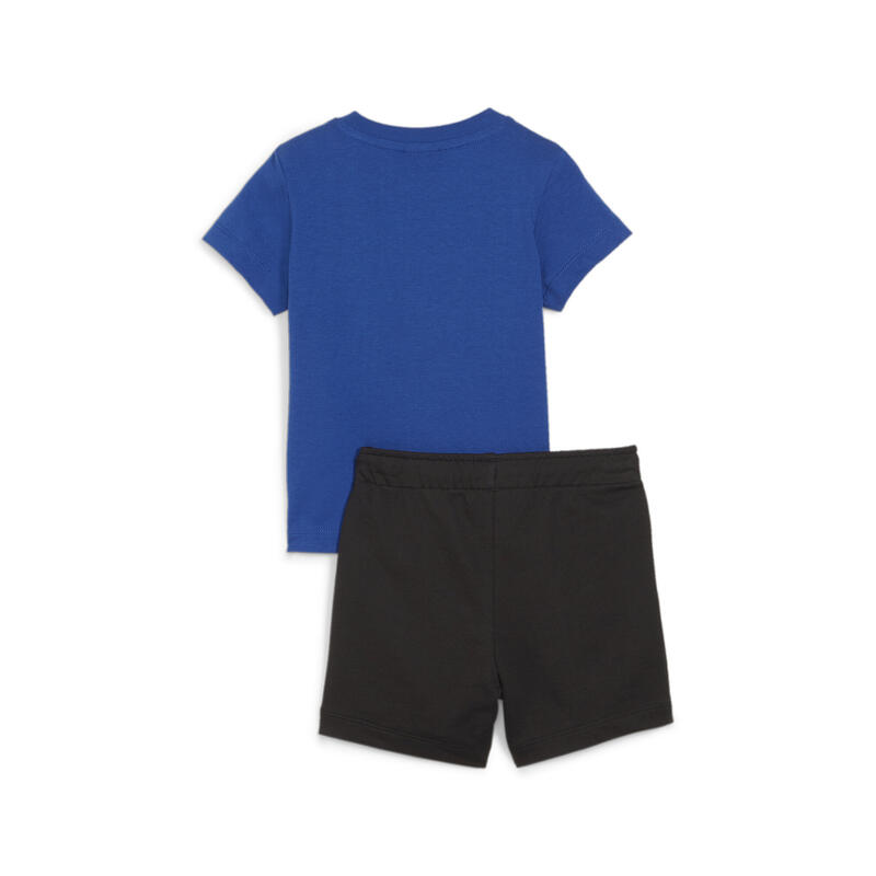 Minicats T-shirt en short set voor baby's PUMA Cobalt Glaze Blue