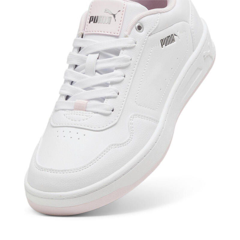 Court Classy Sneakers Damen PUMA White Whisp Of Pink Silver Gray