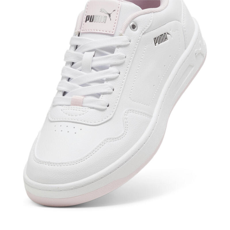 Tenis Mujer Court Classy PUMA White Whisp Of Pink Silver Gray