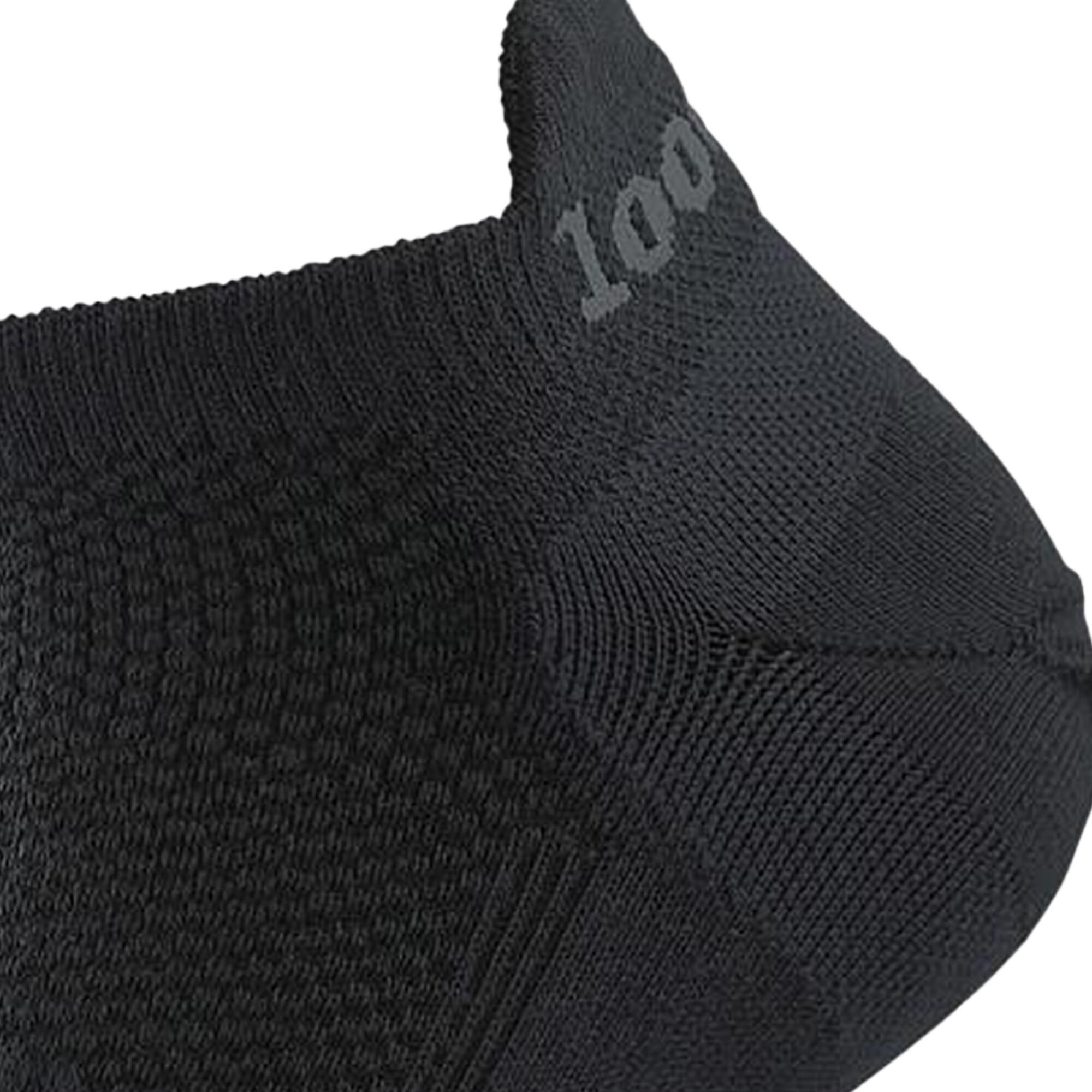 Womens/Ladies Ultimate Liner Socks (Black) 3/3