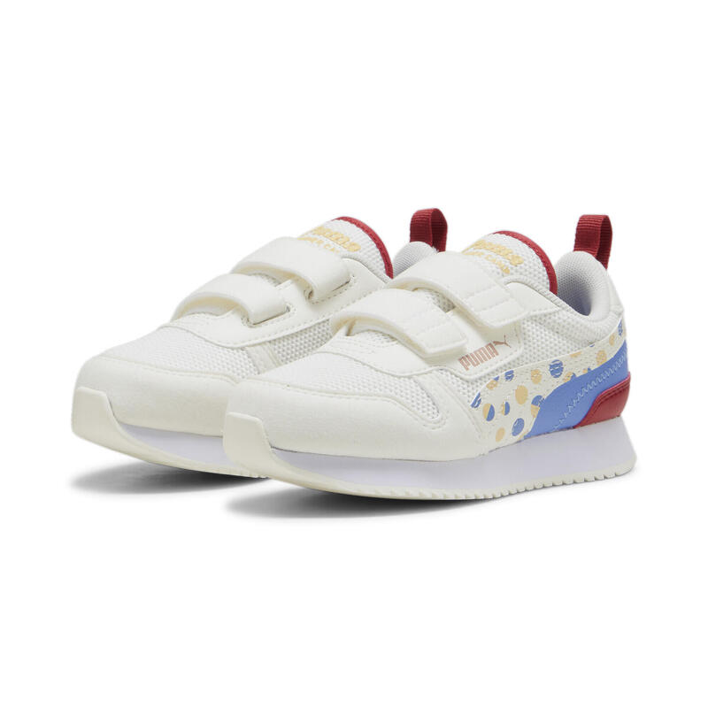 PUMA R78 Summer Camp Sneakers Kinder PUMA Warm White Blue Skies Chamomile Beige