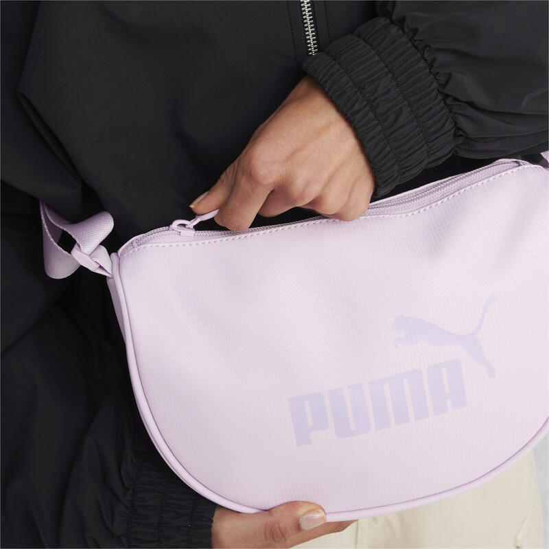 Geanta femei Puma Core Up Half Moon Bag, Mov