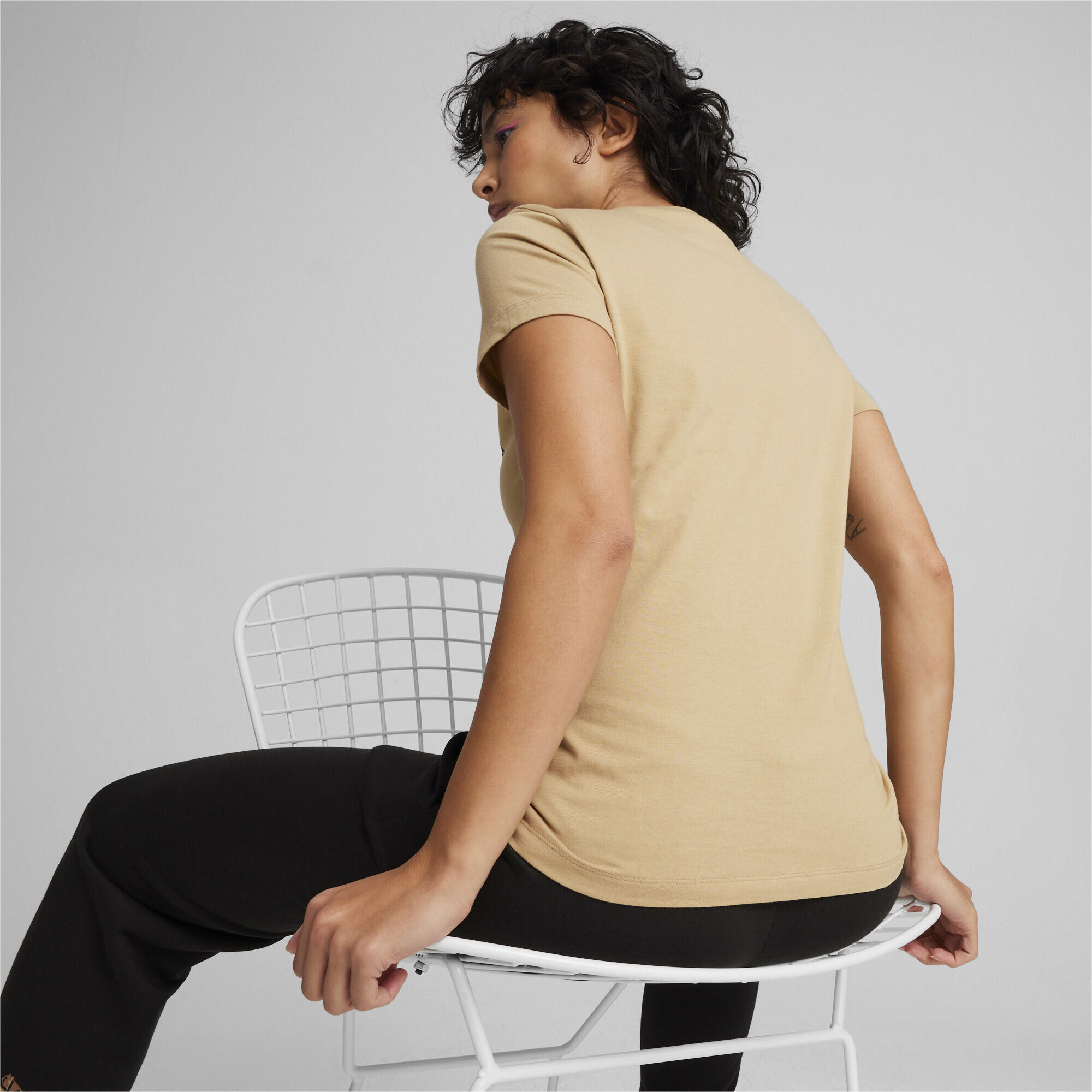 Camiseta estampada ESS+ ANIMAL Mujer PUMA Prairie Tan Beige 4/5