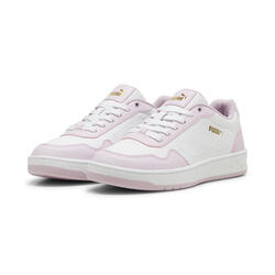 Court Classy sneakers PUMA White Grape Mist Gold Purple