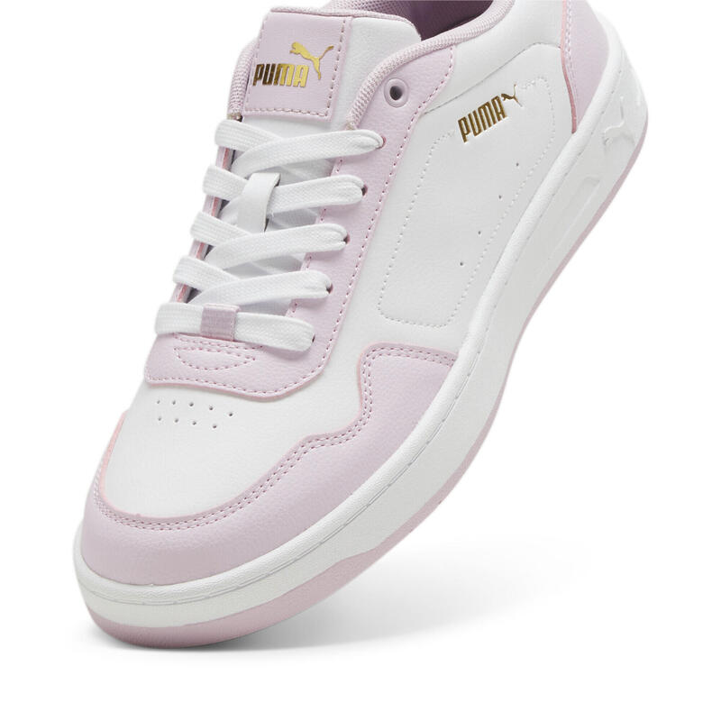 Court Classy sneakers PUMA White Grape Mist Gold Purple