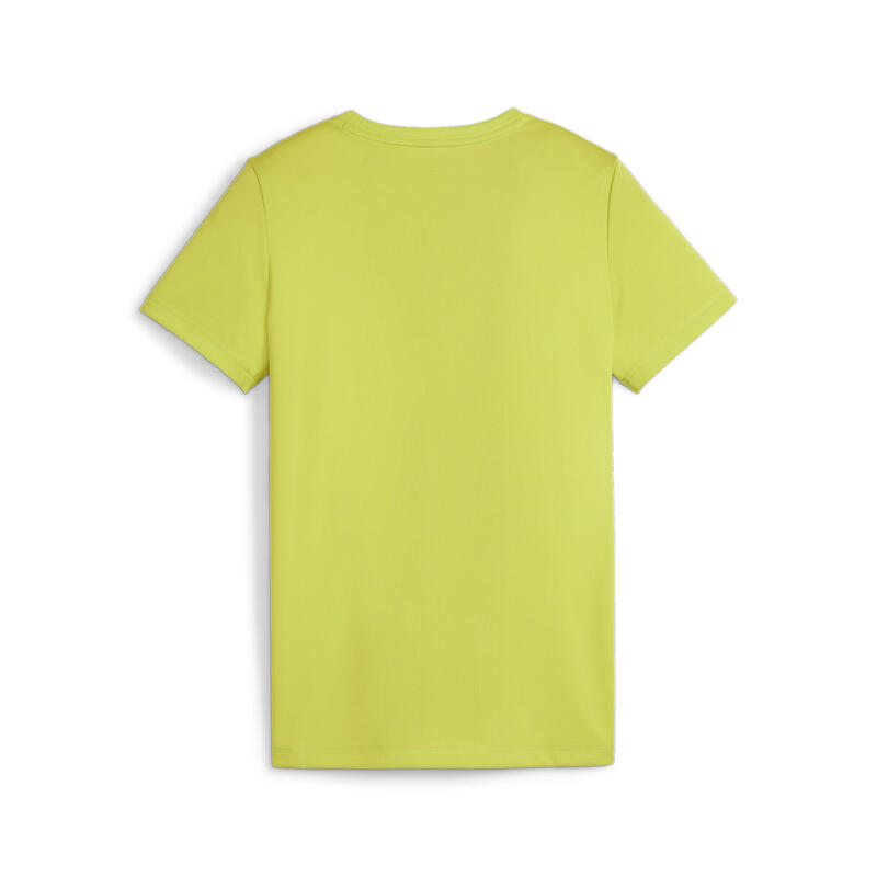 Active Small Logo T-Shirt Jungen PUMA Lime Pow Green