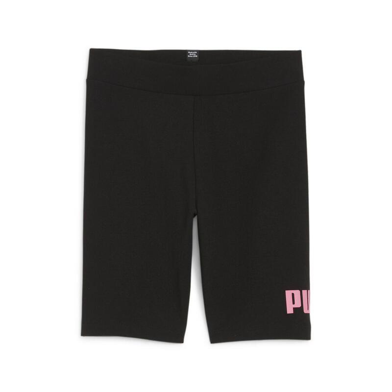 Essentials Logo Kurze Laufhose Mädchen PUMA Black