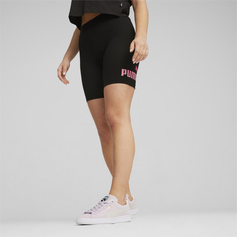 Essentials Logo Kurze Laufhose Mädchen PUMA Black