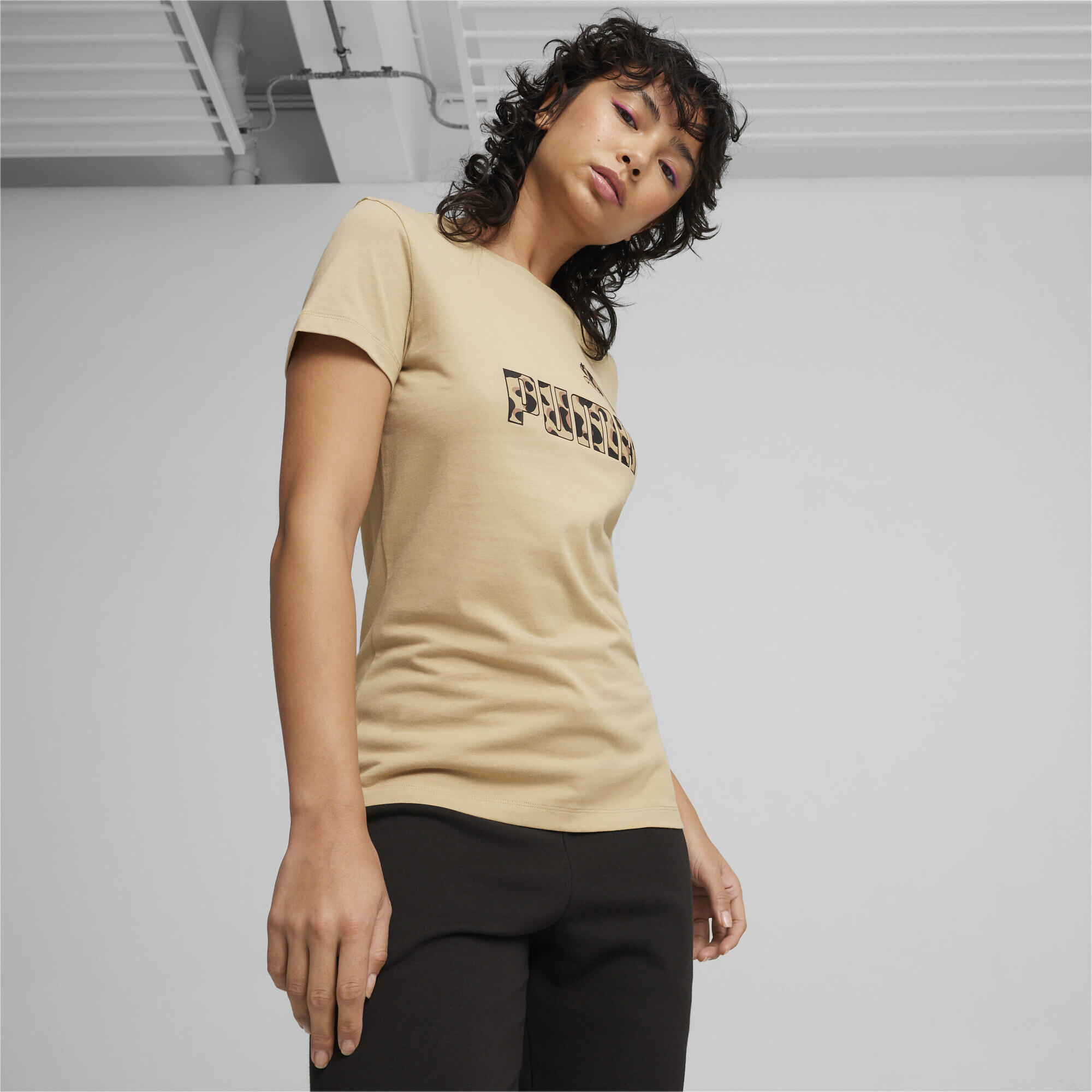 Camiseta estampada ESS+ ANIMAL Mujer PUMA Prairie Tan Beige 2/5