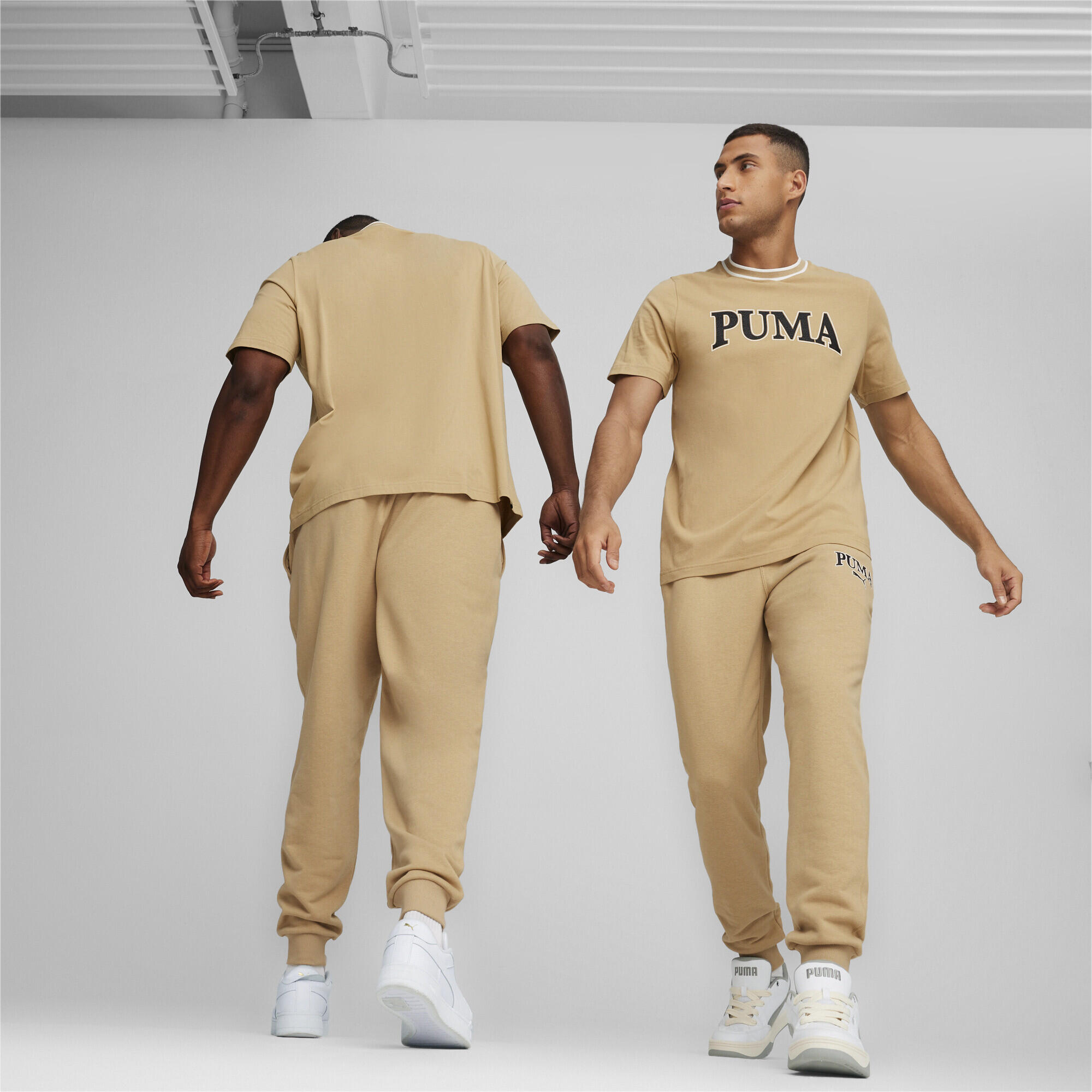 PUMA SQUAD Graphic T-Shirt Herren PUMA Prairie Tan Beige 2/7