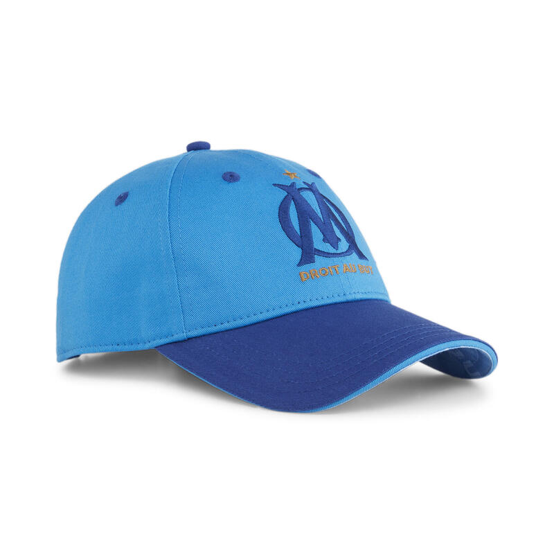 Gorra de béisbol Olympique de Marseille PUMA Bleu Azur Clyde Royal Blue