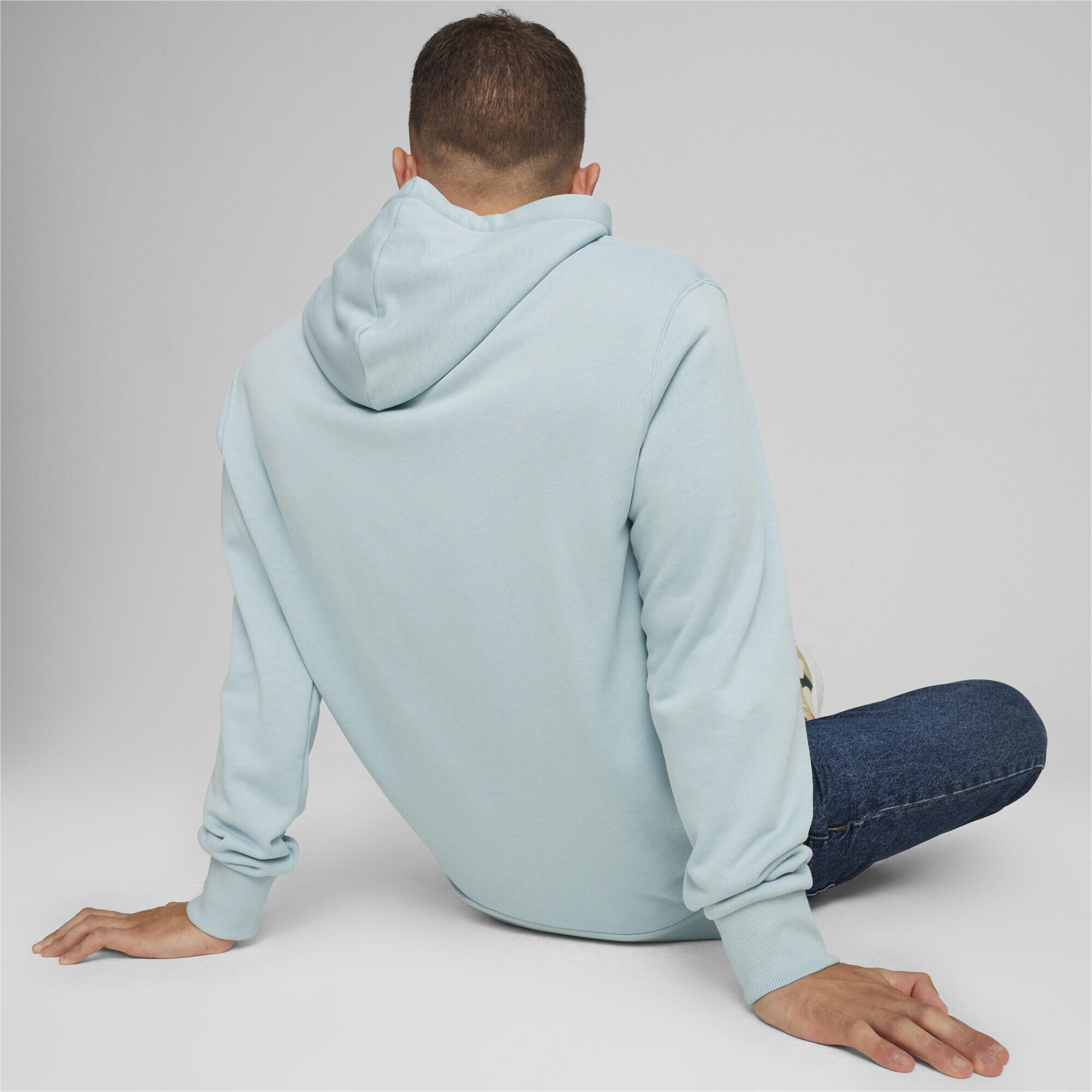 Sudadera con capucha estampada PUMA POWER Hombre PUMA Turquoise Surf Blue 5/6