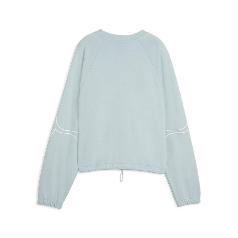 PUMA MOTION sweatshirt voor dames PUMA Turquoise Surf Blue