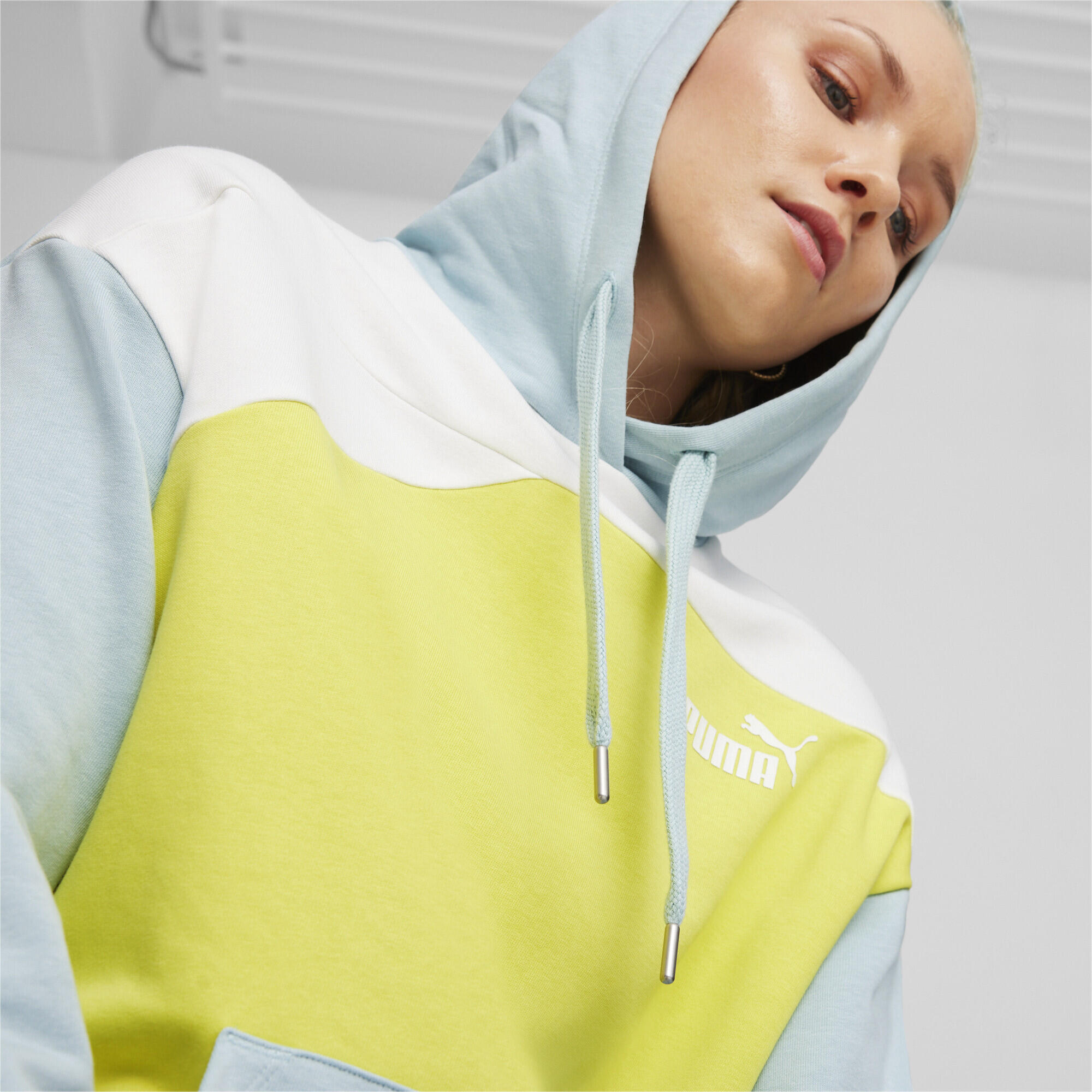 Sudadera con capucha PUMA POWER Mujer PUMA Turquoise Surf Blue 3/7